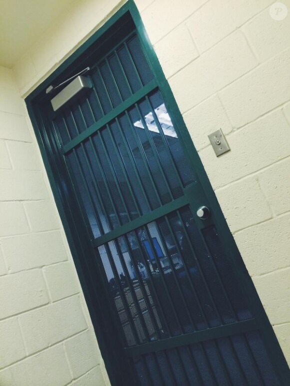 Wiz Khalifa dans sa cellule à El Paso, où il a été retenu pour possession de marijuana.