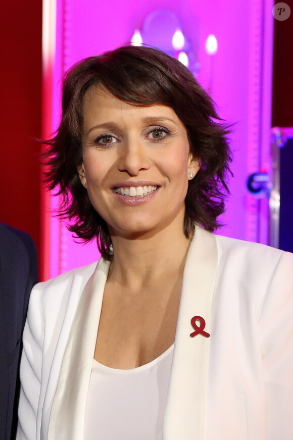Exclusif - Carole Rousseau - Enregistrement de l'émission "Toute la télé chante pour le Sidaction" le 21 mars 2013.
