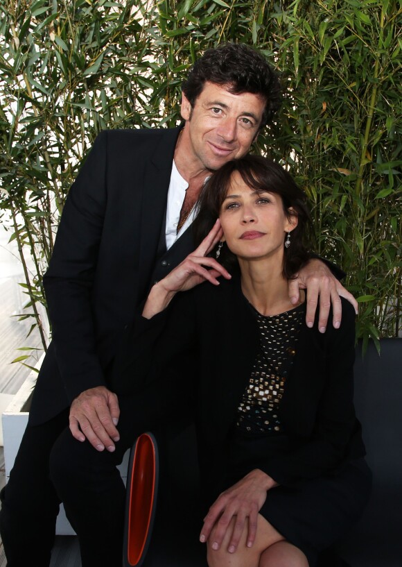 Exclusif - Sophie Marceau et Patrick Bruel posent pour notre photographe lors du Festival du film de Cannes - Pavillon Unifrance - Pour le film 'Tu veux ou tu veux pas' le 18 mai 2014 