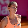 Mathilde Johansson lors de l'Open GDF Suez à Cagnes-sur-Mer, le 9 mai 2014