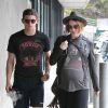 Exclusif - Evan Rachel Wood, enceinte, et son mari Jamie Bell font du shopping a Malibu, le 20 juillet 2013.