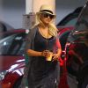 Christina Aguilera (enceinte) dans les rues de Beverly Hills, le 13 mai 2014.