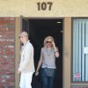 Gwen Stefani est allée dans un salon d'acupuncture à Los Angeles, le 30 mai 2014.