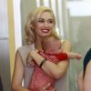 Gwen Stefani est allée dans un salon d'acupuncture à Los Angeles, le 30 mai 2014.