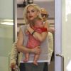 Gwen Stefani et son fils à Los Angeles, le 30 mai 2014.