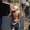 Chris Brown à Hawaï. Août 2013.