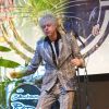 Bob Geldof en concert avec son groupe les Boomtown Rats au Wychwood Festival 2014 dans le cadre de la Cheltenham Racecourse (Gloucestershire), le 1er juin 2014.