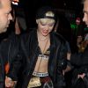 Miley Cyrus au club "Madame Jojo" à Londres, le 8 mai 2014. 