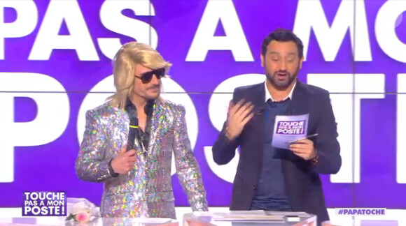 Sébastien Patoche présente son nouveau titre, "On va la foutre au fond" dans l'émission "Touche pas à mon poste", du 14 mai 2014.
