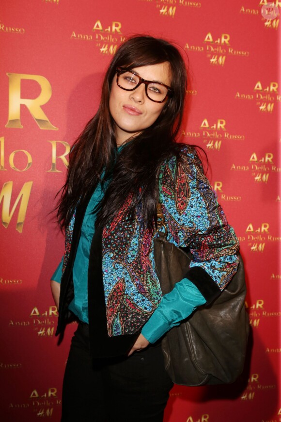 Mylène Jampanoï - Soirée "H&M Anna Dello Russo" pour fêter la sortie de la collection AdR chez H&M, au Paradis Latin à Paris, le 27 septembre 2012.
