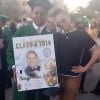 Christopher Wallace Jr., fils de Notorious B.I.G et Faith Evans, lors de sa remise de diplôme au lycée catholique de Santa Monica. Photo postée le 30 mai 2014.