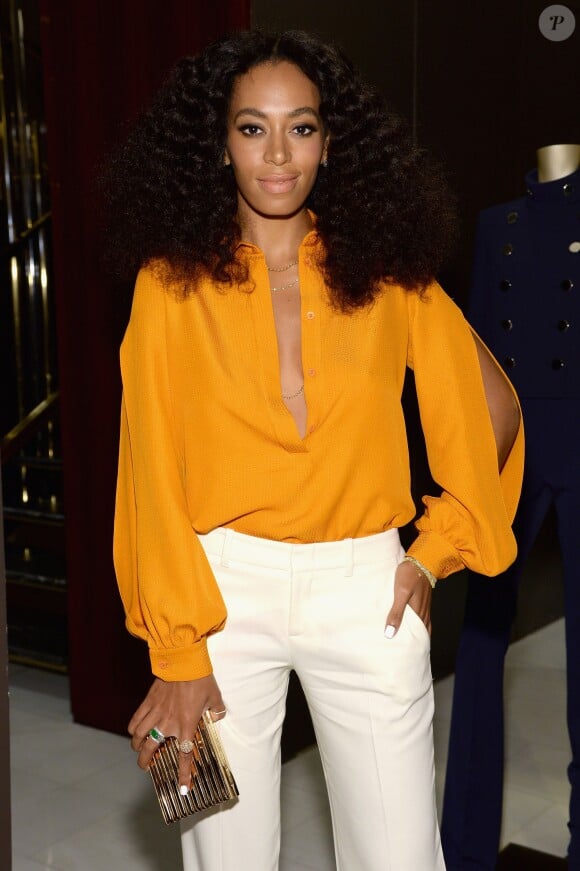 Solange Knowles à la soirée Gucci pour célébrer le premier anniversaire de Chime for Change, le 3 juin 2014