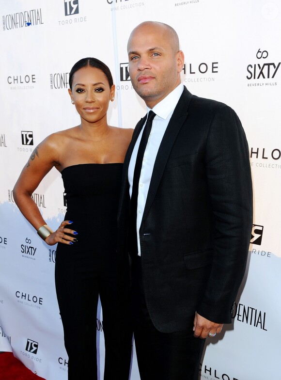 Mel B et son mari Stephen Belafonte à Los Angeles, le 4 juin 2014.