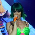  Katy Perry a d&eacute;marr&eacute; sa tourn&eacute;e "Prismatic Tour" en donnant son premier concert &agrave; Belfast. Le 7 mai 2014. 