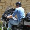 George Clooney fait de la moto à Malibu, le 5 juin 2014.