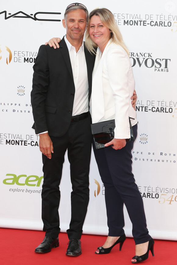 Paul et Luana Belmondo - Cérémonie d'ouverture du 54ème Festival de Télévision de Monte Carlo le 7 Juin 2014