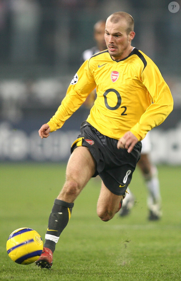 Freddie Ljungberg lors du match de Ligue des champions entre la Juventus de Turin et Arsenal à Turin, le 5 avril 2006