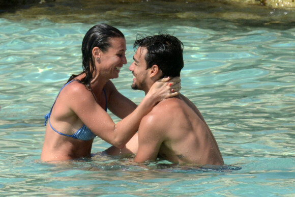 Flavia Pennetta et Fabio Fognini, amoureux à Ibiza le 9 juin 2014