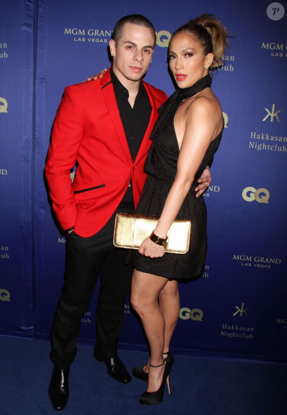Jennifer Lopez et Casper Smart à Las Vegas, le 27 avril 2013. 