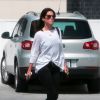 Exclusif - Sandra Bullock sort d'un déjeuner de travail à Beverly Hills. Le 7 mai 2014
