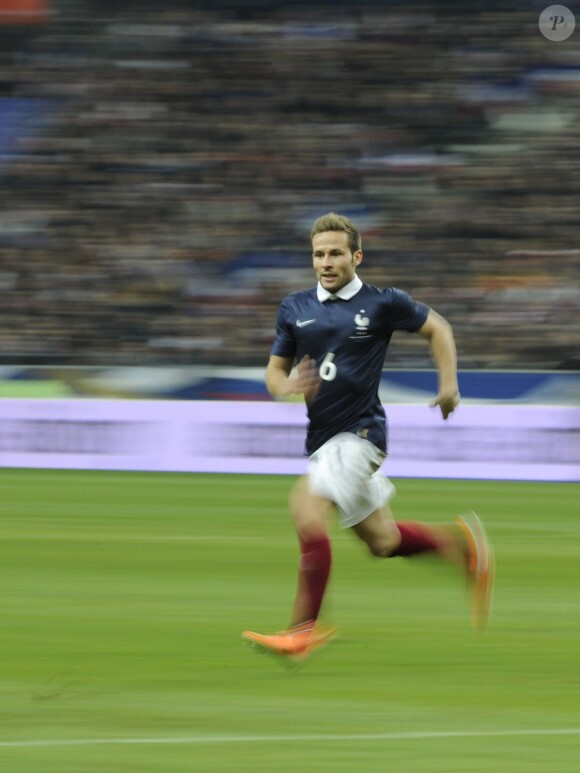 Yohan Cabaye lors du match entre la France et les Pays-Bas au Stade de France à Saint-Denis le 5 mars 2014