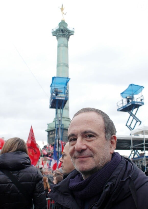 Gérard Miller à Paris le 18 mars 2012.
