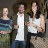 Exclusif - Florence Darel, Radu Mihaileanu et Marisa au 23e Prix Montblanc de la Culture 2014 en France à la Fondation Rosenblum à Paris le 11 juin 2014.