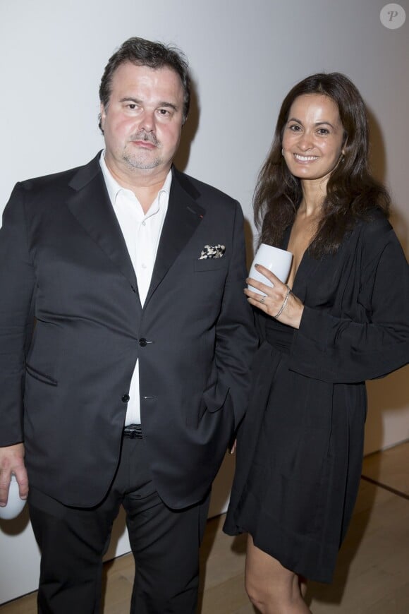 Exclusif - Pierre Hermé et Chiara Rosenblum au 23ème Prix Montblanc de la Culture 2014 en France à la Fondation Rosenblum à Paris le 11 juin 2014.