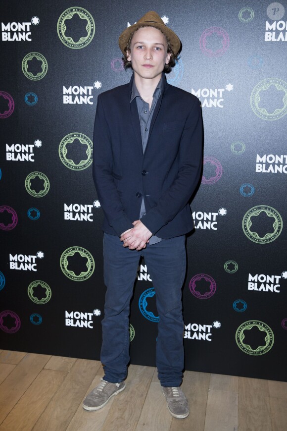 Exclusif - Ernst Umhauer au 23ème Prix Montblanc de la Culture 2014 en France à la Fondation Rosenblum à Paris le 11 juin 2014.