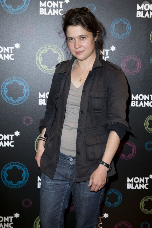 Exclusif - Stéphanie Ochet au 23ème Prix Montblanc de la Culture 2014 en France à la Fondation Rosenblum à Paris le 11 juin 2014.