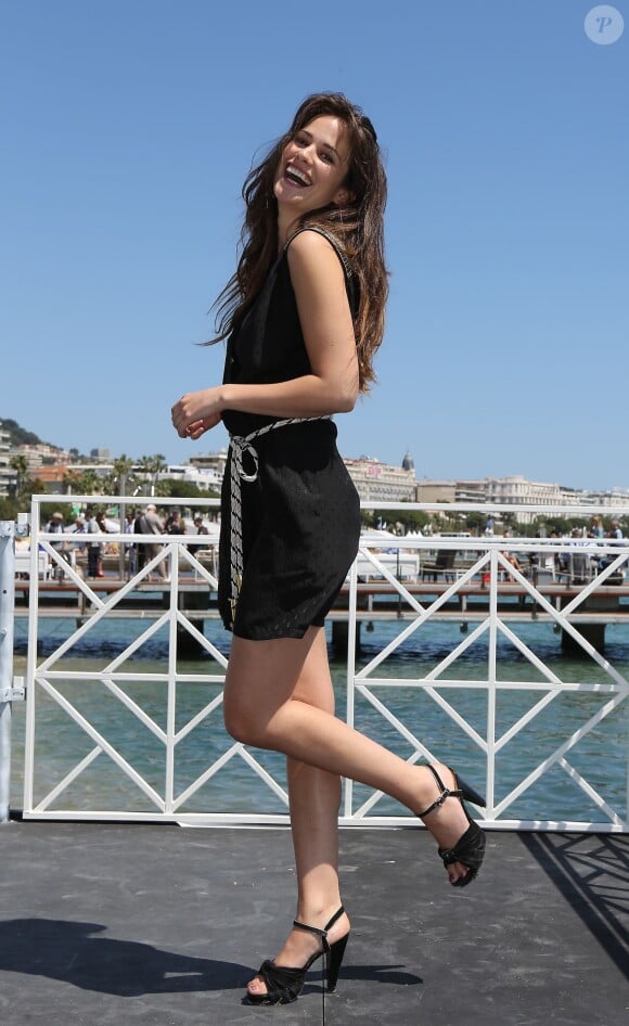 Lucie Lucas à Cannes. Le 17 mai 2014.
