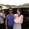 Tamara Ecclestone, son mari Jay Rutland et leur fille Sophia au Grand Prix de Monaco le 25 mai 2014