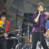 Ronnie Wood et Mick Jagger au concert des Rolling Stones au Stade de France à Paris, le 13 juin 2014.