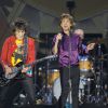 Ronnie Wood et Mick Jagger au concert des Rolling Stones au Stade de France à Paris, le 13 juin 2014.