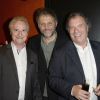 Daniel Prévost, Stéphane Guillon et Daniel Russo - Pierre Richard fête ses 80 ans à l'Olympia à Paris, le 13 juin 2014.