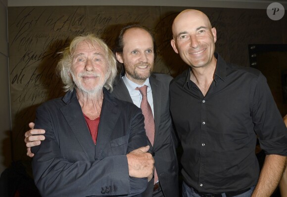 Pierre Richard, Jean-Marc Dumontet et Nicolas Canteloup - Pierre Richard fête ses 80 ans à l'Olympia à Paris, le 13 juin 2014.