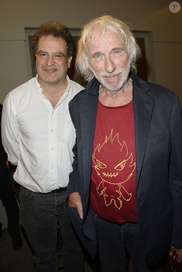 Raphaël Mezrahi et Pierre Richard - Pierre Richard fête ses 80 ans à l'Olympia à Paris, le 13 juin 2014.