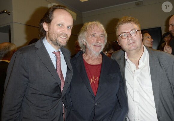 Jean-Marc Dumontet, Pierre Richard et Dominique Besnehard - Pierre Richard fête ses 80 ans à l'Olympia à Paris, le 13 juin 2014.