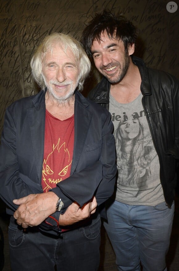 Pierre Richard et Thomas VDB - Pierre Richard fête ses 80 ans à l'Olympia à Paris, le 13 juin 2014.