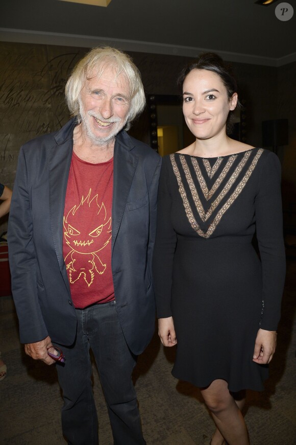Pierre Richard et Audrey Vernon - Pierre Richard fête ses 80 ans à l'Olympia à Paris, le 13 juin 2014.