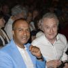 Pascal Légitimus et Daniel Prévost - Pierre Richard fête ses 80 ans à l'Olympia à Paris, le 13 juin 2014.