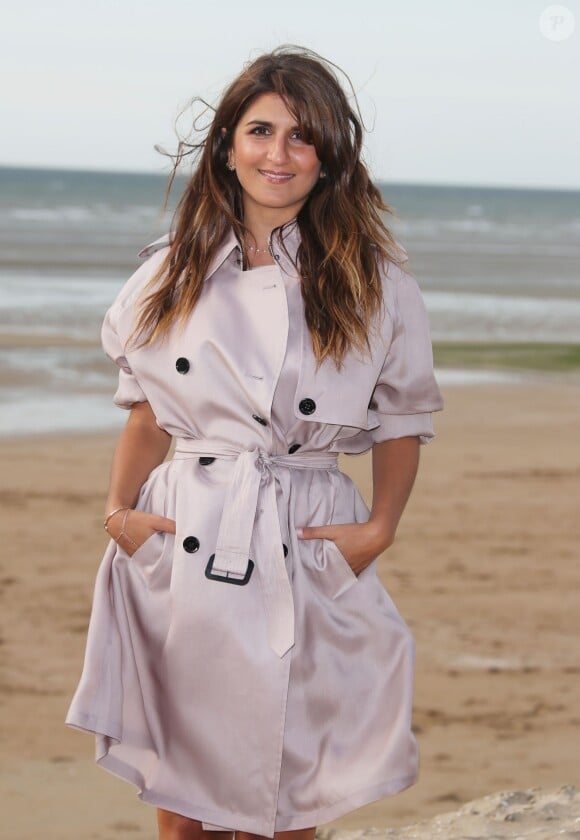 Géraldine Nakache sur la plage lors du Festival du film romantique de Cabourg, le 14 juin 2014.