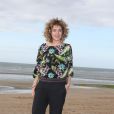  Valeria Golino sur la plage lors du Festival du film romantique de Cabourg, le 14 juin 2014. 