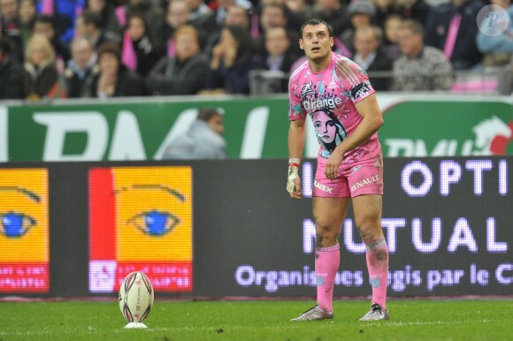 Lionel Beauxis lors du match entre le Stade Francais et Bayonne, au Stade de France à Saint-Denis, le 5 décembre 2009