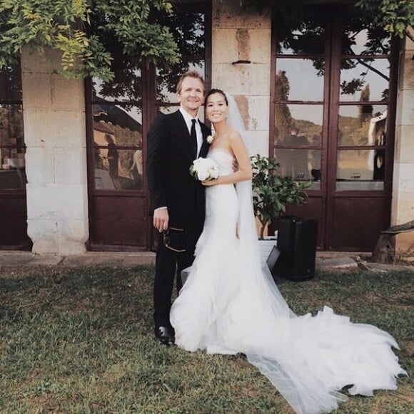 Sebastian Roché et Alicia Hannah, photo postée sur Instagram le 17 juin 2014.