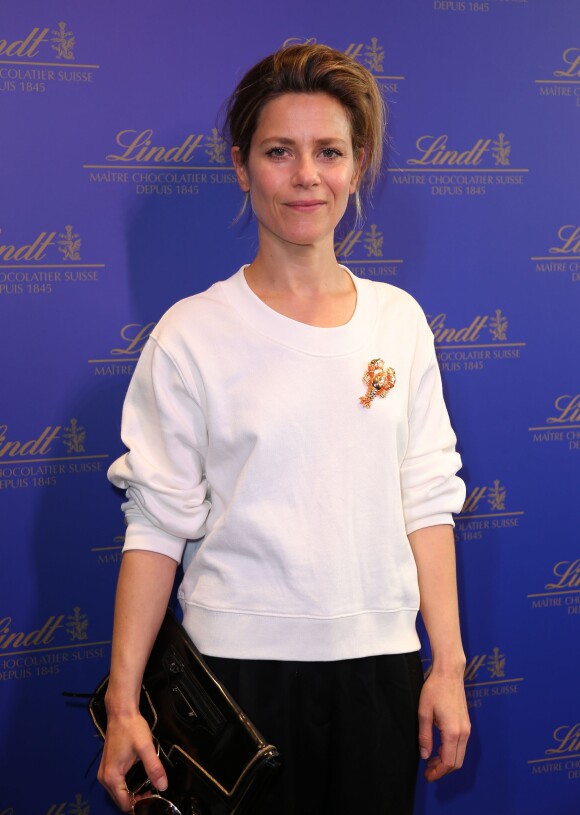 Marina Foïs - Inauguration de la nouvelle boutique Lindt à Paris le 23 mai 2014. 