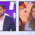 Daniela Lumbroso dévoile sa métamorphose capillaire, Cyril Hanouna sous le charme, dans l'émission Touche pas à mon poste, sur D8, le lundi 17 juin 2014