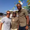 Ian Wright, avec Rio Ferdinand et Patrick Vieira, phot publiée sur son compte Twitter le 15 juin 2014