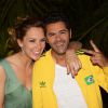 Mélissa Theuriau et son amoureux Jamel Debbouze lors de l'after-party de la clôture du Marrakech du rire le 14 juin 2014
