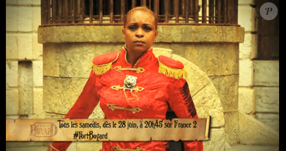 Félindra dans la bande-annonce des 25 ans de Fort Boyard, sur France 2 à partir du samedi 28 juin 2014, sur France 2